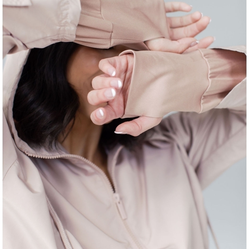 Women's Savvi Morgan Jacket – Size Small – Pink Dual Layer Windbreaker - Picture 14 of 15